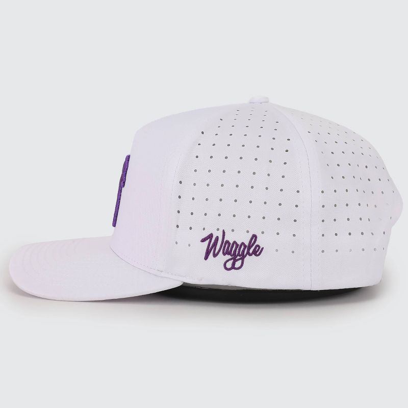 Waggle Adult Polyester Baseball Hat - Grape Ape